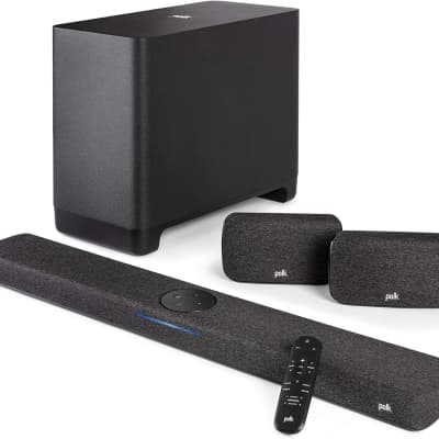 Polk SR2 Wireless Surround Sound Speakers for Select React and Magnifi Sound Bars - 2 Count (Pack of 1) (Open Box) image 8