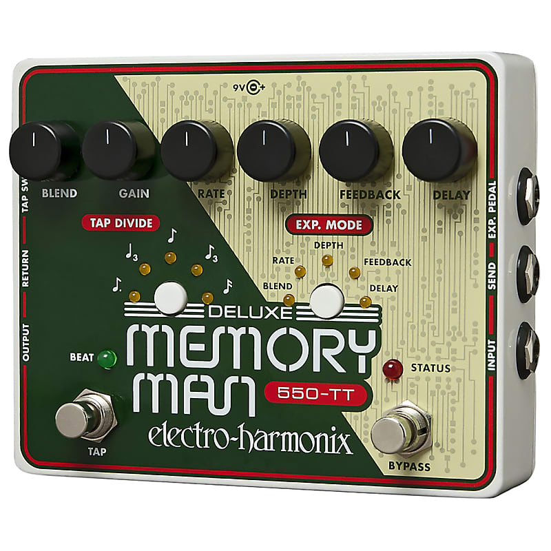 Electro-Harmonix EHX MT550 Deluxe Memory Man 550-TT Analog Delay Pedal image 1
