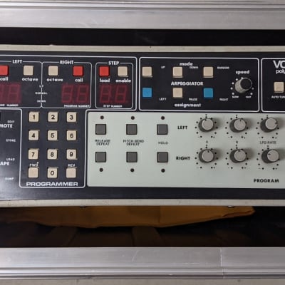 Octave Voyetra Eight 8 Rev 4 Rackmount Analog Synthesizer 1986 (with Aftertouch!) image 2