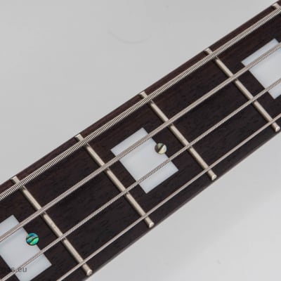 Italia Mondial Classic Bass, Italia blue, semi-hollow, Piezo Bridge , Resoglass top, made in Korea image 12