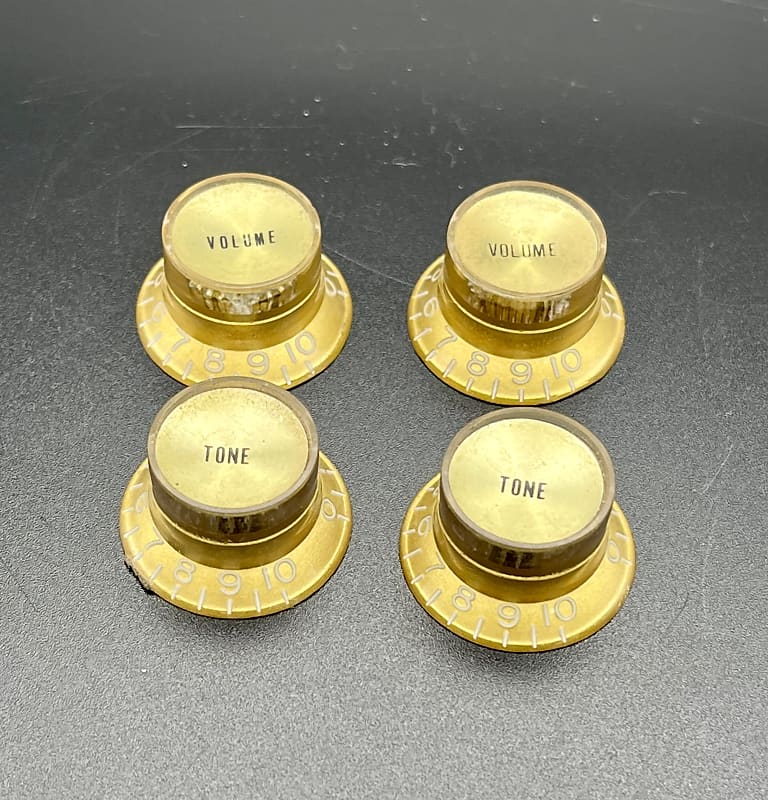 1970s Ibanez Control knob set Gold body and cap Reverb
