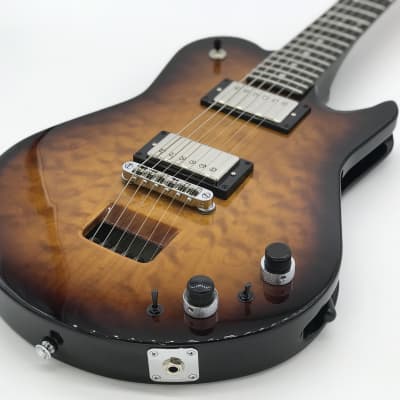 Ciari Guitars  Folding Ascender Classic Custom Quilted Maple Tobacco Burst image 2