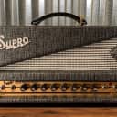 Supro 1696RTH Black Magick Reverb 25 Watt Tube Guitar Head Amplifier