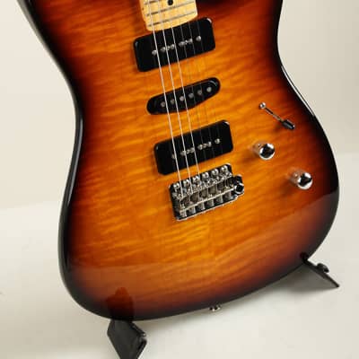 J.W.Black Guitars JWB-S Flame Maple Top 2Tone Sunburst 2019 | Reverb  Australia