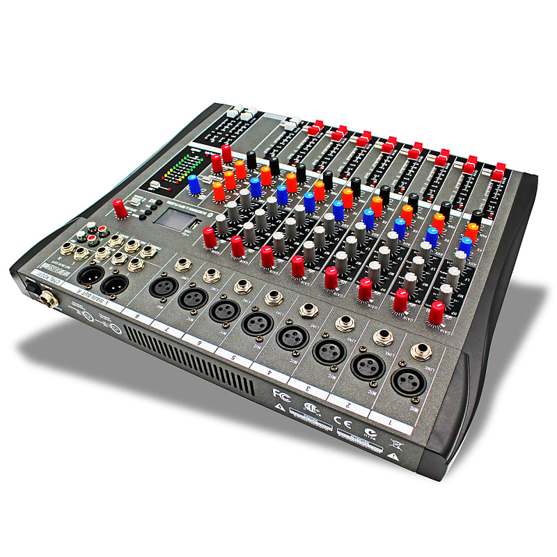 TRITON-TX802  8-Channel Professional Audio Mixer – Sound Town