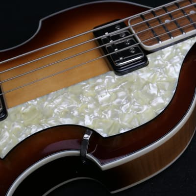 Hofner HCT-500/1-SB Contemporary Series Beatle Bass GREAT Brown Sunburst Vintage Look. B STOCK image 8