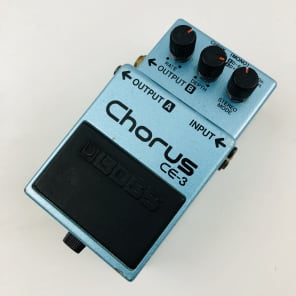Boss CE-3 Chorus Vintage 80's Japan MIJ Black Label | Reverb
