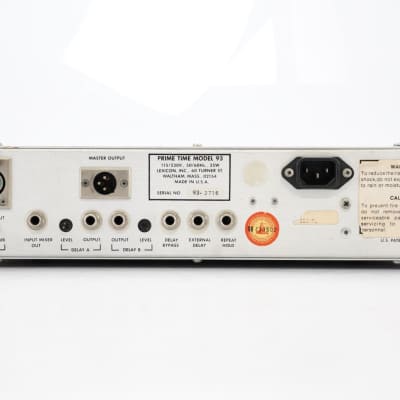 Lexicon Prime Time Digital Delay Model 93 | Reverb