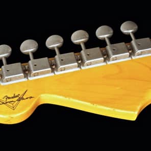 2015 Fender Stratocaster 1956 Custom Shop 56 Strat Heavy Relic Desert Sand image 11