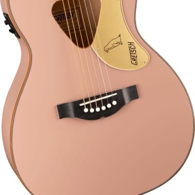 Gretsch G5021E Rancher Penguin Parlor Acoustic/Electric, Shell Pink image 2