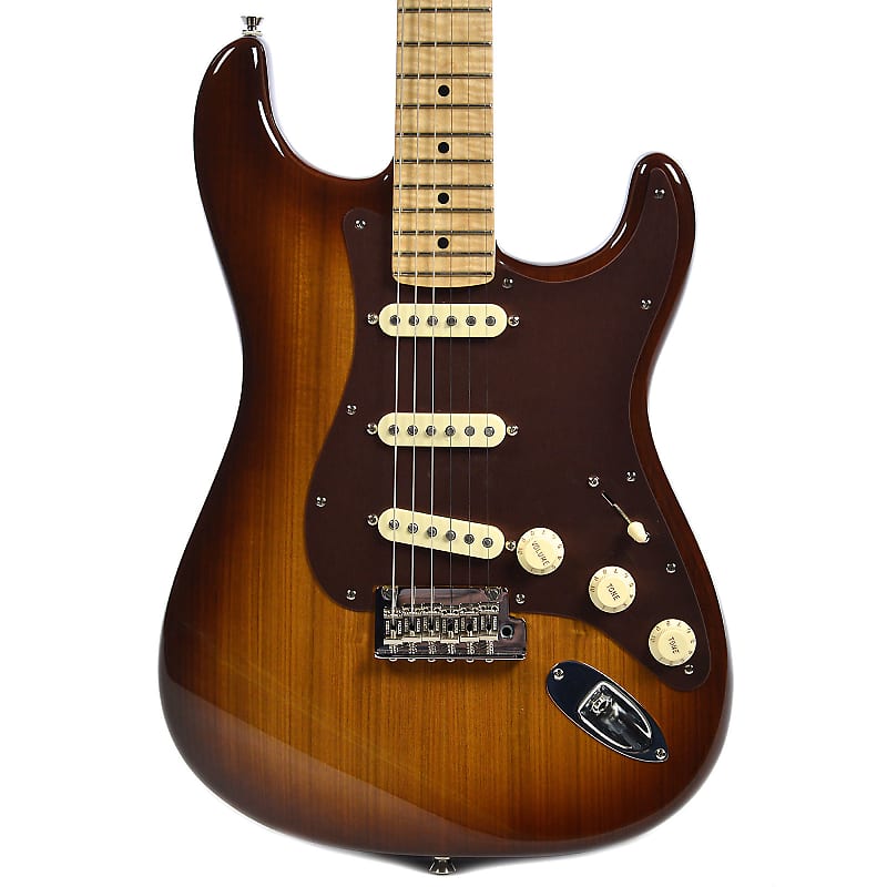 Fender Limited Edition Exotic Series Shedua Top Stratocaster image 2