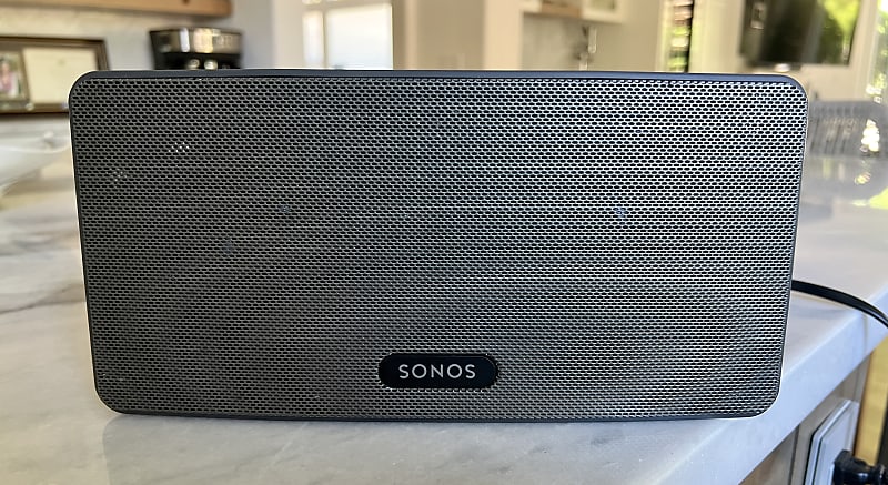 Sonos Play 3 Wireless Smart Home Speaker Black; Tested image 1