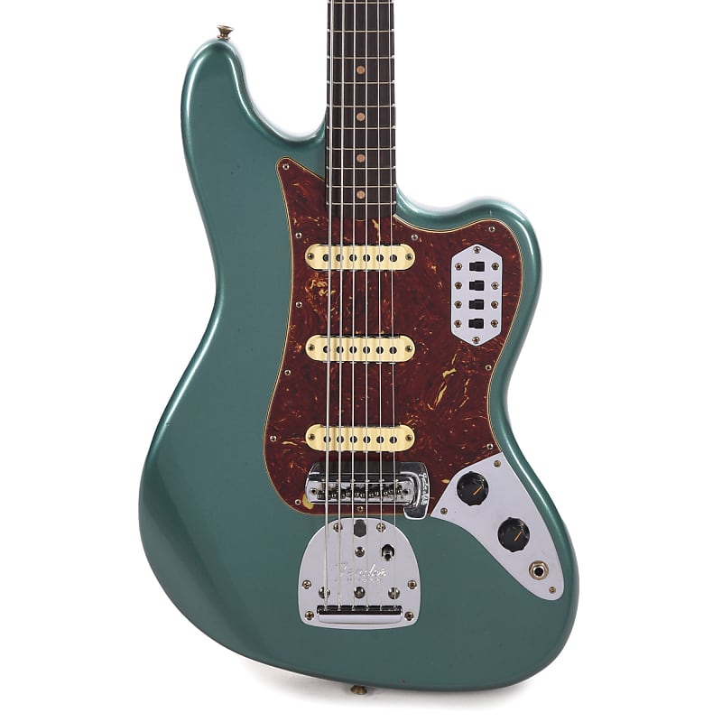 Fender Custom Shop Bass VI Journeyman Relic Aged Sherwood Green Metallic (Serial #CZ574515) image 1