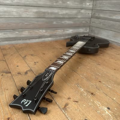 ESP LTD Eclipse EC-256 BLK-S Electric Guitar - Satin Black (SR) image 10