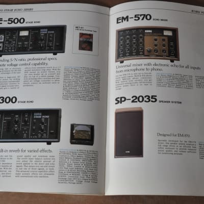 Korg synths and keys vintage catalog booklet brochure. 1977 image 8