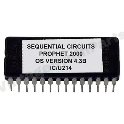 Sequential Circuit Prophet 2000 2002 OS ROM 4.3b Firmware UpgradeUpdate Eprom