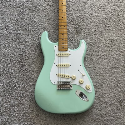Fender Classic Series ‘50s Stratocaster 2018 MIM Surf Green Maple FB Guitar image 1