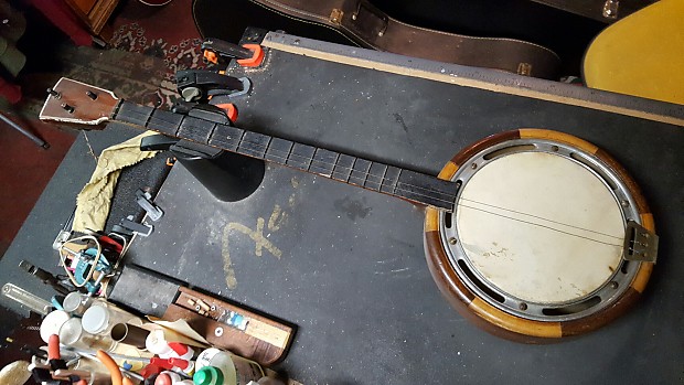Three string banjo on sale