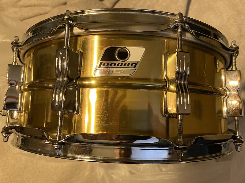 Ludwig Snare Drum Rocker 90’s - Brass | Reverb
