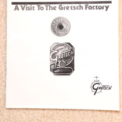 Rare Original Gretsch Drums 100th Anniversary Promotional Magazine - 1984 image 1