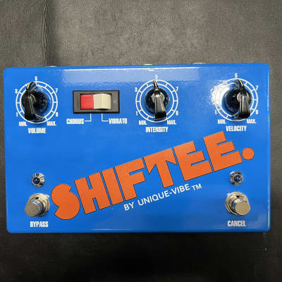 Unique-Vibe Shiftee Univibe pedal 2016 Rare!  w/dc adapter image 2