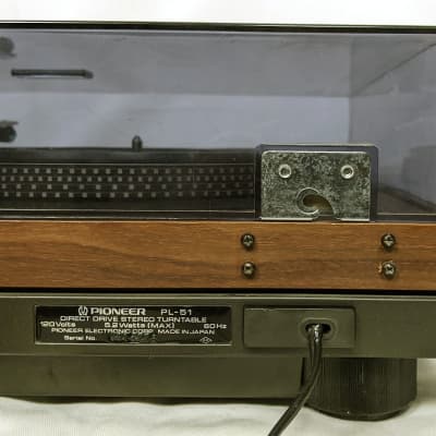 Pioneer Vintage PL-51 Direct Drive Stereo Strobe Turntable image 15