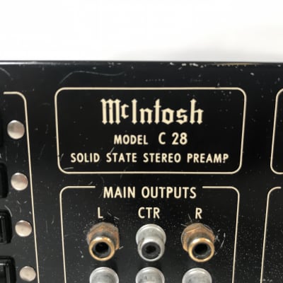 McIntosh C28 Stereophonic Solid State Preamplifier image 10