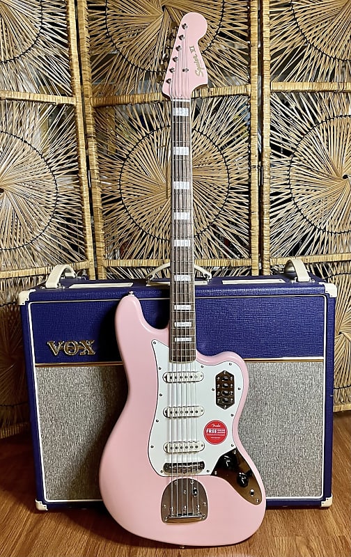 Squier Bass Ⅵ FSR Shell Pink Squier Classic Vibe Bass VI Shell Pink w/Matching Headcap