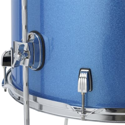 Ludwig LCEE22023EXP Element Evolution 5-Piece Drum Set with Hardware, Blue Sparkle image 6
