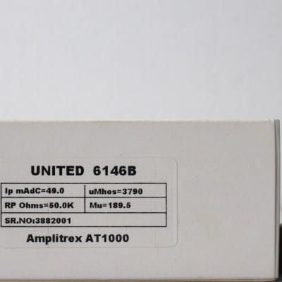 6146B United Base Ham Radio Tube Metal Base Amplitrex AT1000 Tested Qty 1 Pc for sale