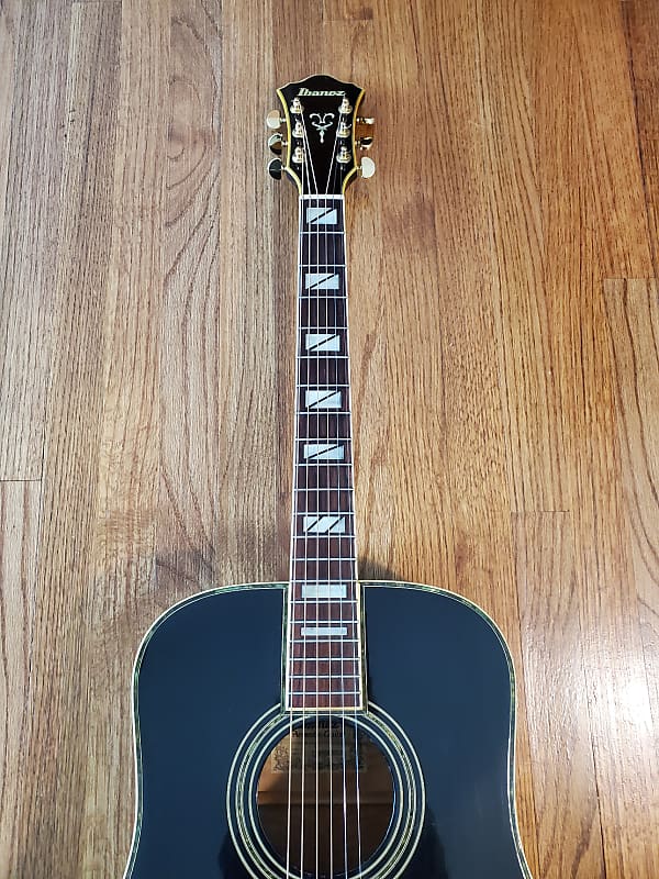 Ibanez F360 BK Concord Acoustic Electric Guitar || Super