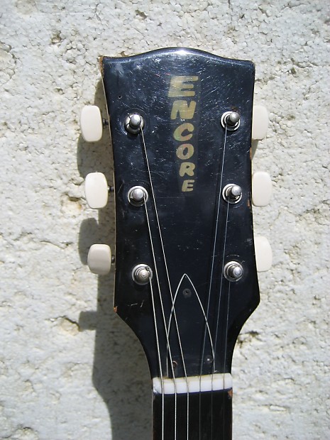 Encore Les Paul Guitar 1970 s Korea Sunburst 2 PU s Clean