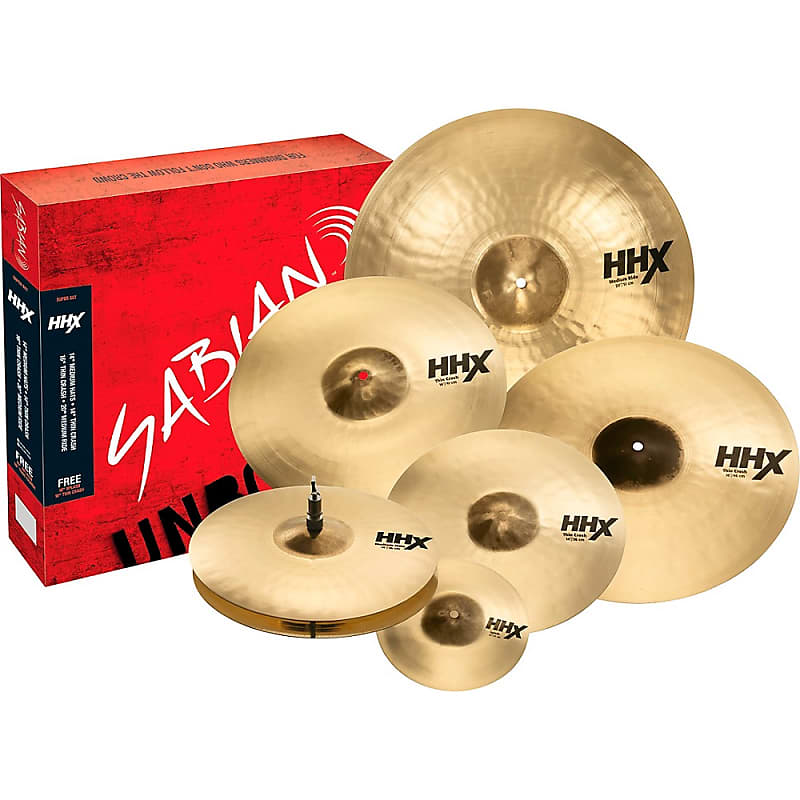 SABIAN HHX Super Cymbal Set, Brilliant image 1