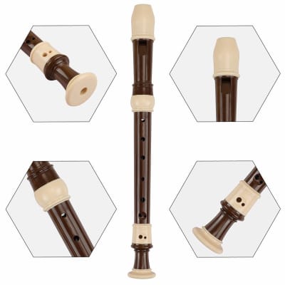 Recorder 8 Hole Descant Flauta Soprano Recorder Professional Treble Flute Baroque Style C Key For Kids Children With Fingering Chart Instructions image 5