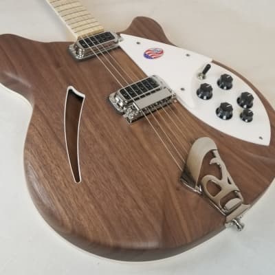 Rickenbacker 360 Deluxe Thinline Semi-Hollow Electric Guitar, Walnut, 21 Fret, Maple FB, Stereo, 360W New! 2023 image 7