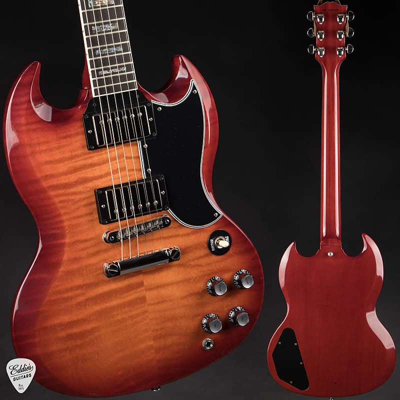 Gibson Custom Shop PSL SG Custom Figured Top Firemist image 1