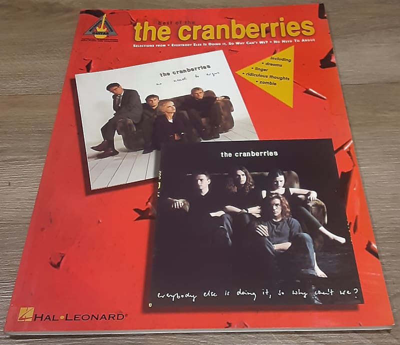 BEST OF THE CRANBERRIES GUITAR TAB BOOK TABLATURE MUSIC Reverb