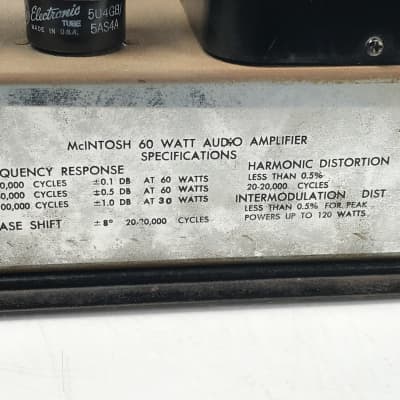 McIntosh MC-60 60 Watt Audio Amplifiers (Pair) image 14