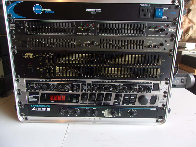 Excellent 8 Space Rack Box w/ 7 Rack Mount Processors, EQ's, | Reverb
