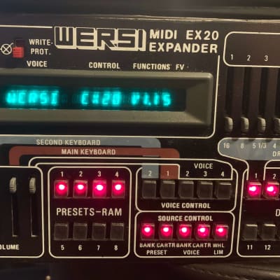 Wersi EX20 - rare 20 voice additive synthesizer with analog SSM filters image 1