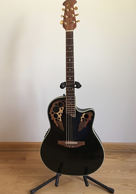 Ovation Celebrity Deluxe CC 257 1993 Black | Reverb