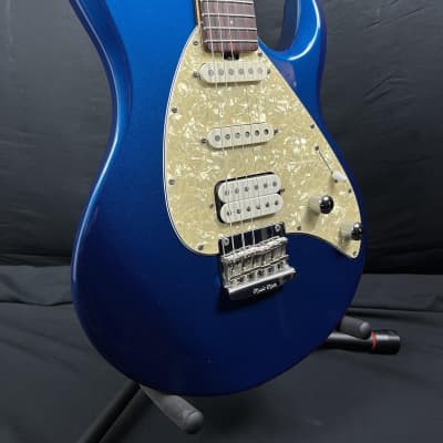 2001 Ernie Ball Music Man Silhouette Special HSS Hardtail - Blue Pearl w/ Hard Case for sale