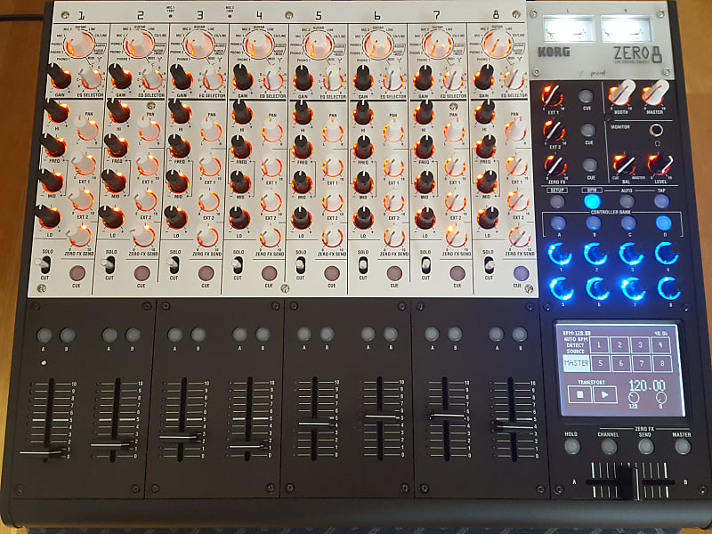 Korg Zero 8 - Eight-Channel Digital DJ Mixer with FireWire