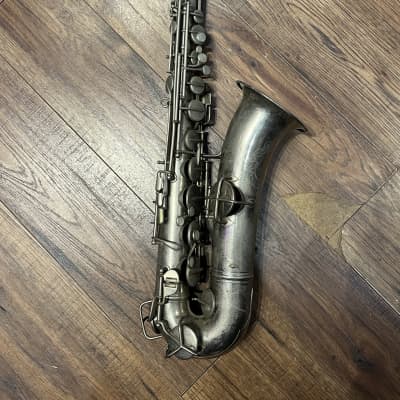 C.G. Conn 1920's C Melody Saxaphone - Silver Plated image 1