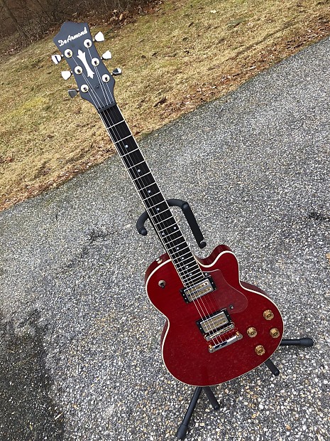 WOW SALE DeArmond Blues Bird M72 Guild Electric Solidbody Bluesbird Gold Foils