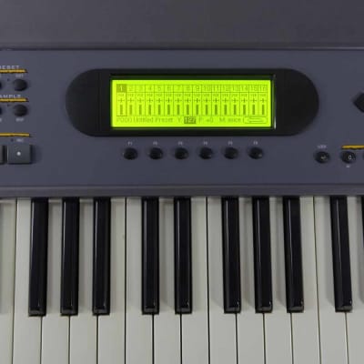 LCD Display Gelb mit Kabel für E-mu E4K,