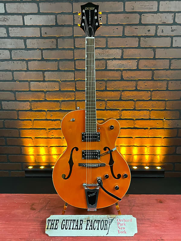 2007 Gretsch G5120 Electromatic Hollow Body with Bigsby - Orange - Made in Korea (MIK) w/Hard Case image 1