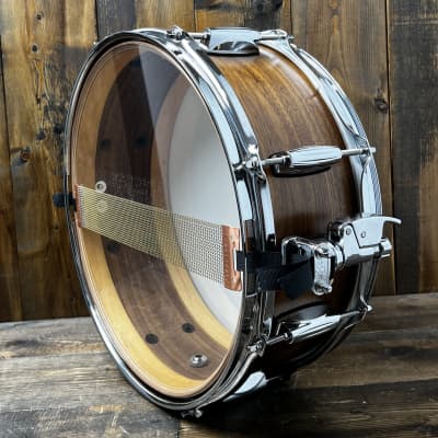 Woods 3ply Walnut 14x5.5 Snare Drum - Natural image 6