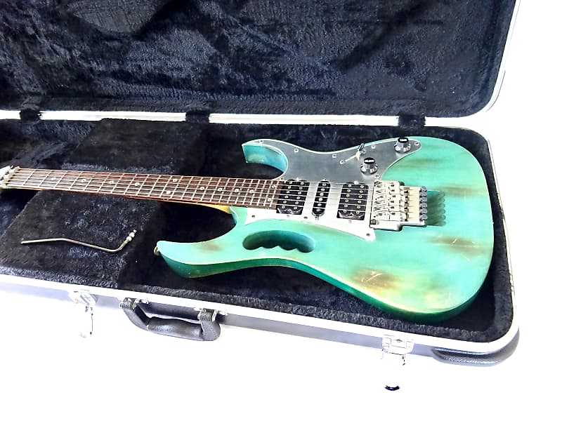 Ibanez JEM7 BSB 1997 Burnt Stained Blue MIJ Steve Vai Fujigen