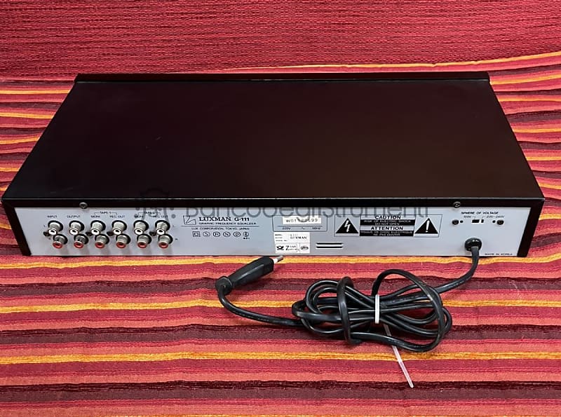 Luxman G111 10 bands graphic stereo digital equalizer | Reverb
